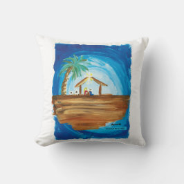 KinderenKunst voor Choc - Vrede op aarde Kussen