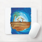 KinderenKunst voor Choc - Vrede op aarde Muismat (Met muis)