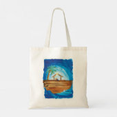 KinderenKunst voor Choc - Vrede op aarde Tote Bag (Achterkant)