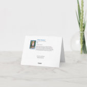 KinderenKunst voor CHOC - Winter Snowman Kaart (Achterkant)