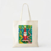 KinderenKunst voor CHOC - Winterland van Santa Tote Bag (Voorkant)