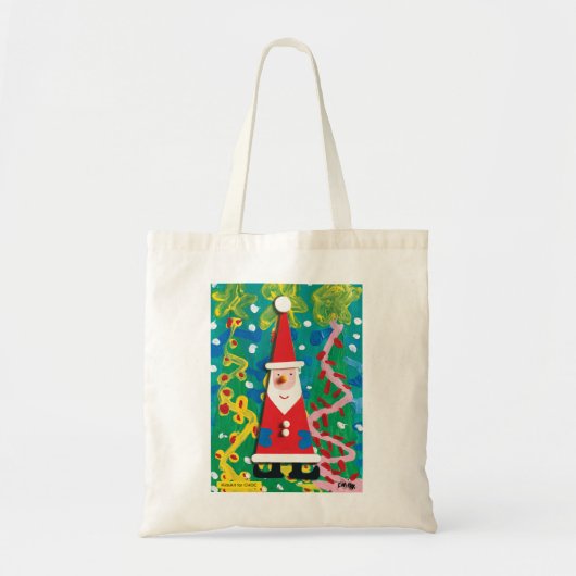 KinderenKunst voor CHOC - Winterland van Santa Tote Bag (Voorkant)
