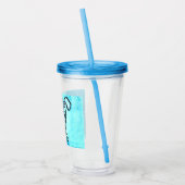 KinderenKunst voor CHOC - Zee schildpad Acryl Drinkbeker (Links)