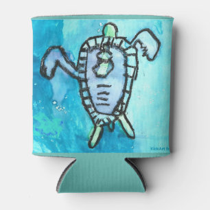 KinderenKunst voor CHOC - Zee schildpad Blikjeskoeler