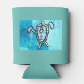 KinderenKunst voor CHOC - Zee schildpad Blikjeskoeler (Achterkant)