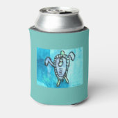 KinderenKunst voor CHOC - Zee schildpad Blikjeskoeler (Blikje Achterkant)