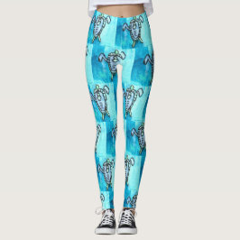 KinderenKunst voor CHOC - Zee schildpad Leggings