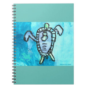 KinderenKunst voor CHOC - Zee schildpad Notitieboek