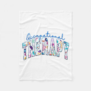 Kinderergotherapie Therapeut Ot Design Fleece Deken