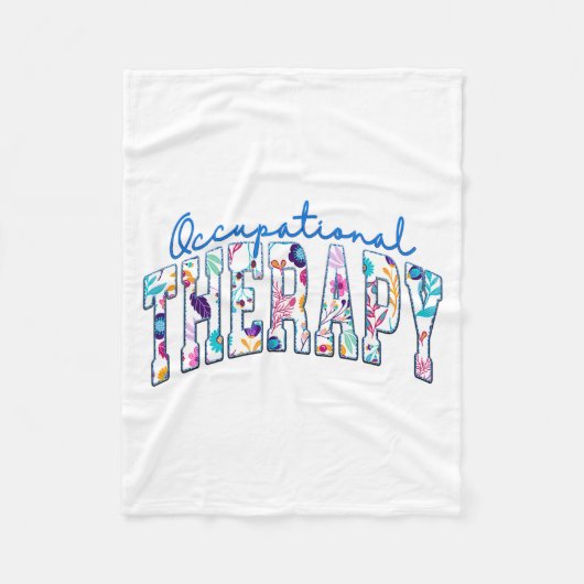 Kinderergotherapie Therapeut Ot Design Fleece Deken (Voorkant)