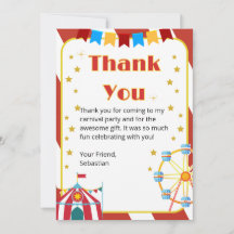 Kinderfeest Dankjewelkaart