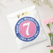 Kinderfeestdag feestdag met leeftijd bedankzakje (Gezegeld)