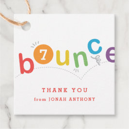 Kinderfeestje bedankt voor de tag bedankjes labels