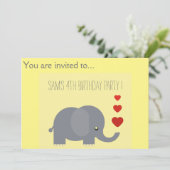 Kinderfeestje bij kinderen kaart (Staand voorkant)