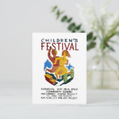 Kinderfestival Briefkaart (Staand voorkant)