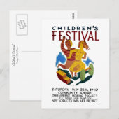 Kinderfestival Briefkaart (Voorkant / Achterkant)