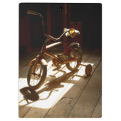 Kinderfiets bij de voormalige graanmolen klembord (Achterkant)