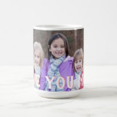 Kinderfoto cadeau Mok voor mama | Moederdag (Center)
