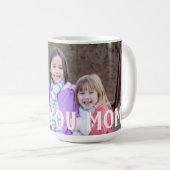 Kinderfoto cadeau Mok voor mama | Moederdag (Voorkant rechts)