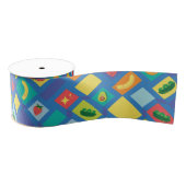 Kinderfruit en -groente grosgrain lint (Spoel)