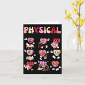 Kinderfysiotherapie Pt Pta Gelukkig Valentijnsdag Kaart (Gele Bloem)