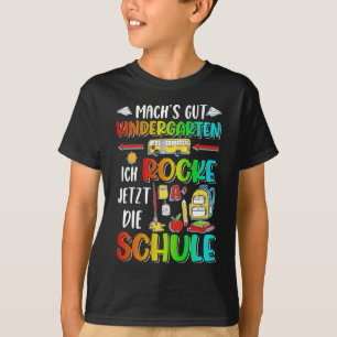 Kindergarten Abschied Junge Mädchen Schule Schulki T-shirt