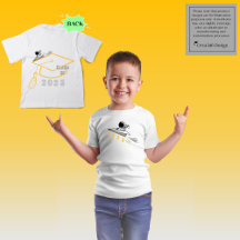 Kindergarten Afstudeerder T-shirt: Blast Off naar