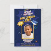 Kindergarten Afstuderen Aankondiging van aangepast (Voorkant)