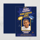 Kindergarten Afstuderen Aankondiging van aangepast (Voorkant / Achterkant)