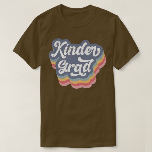 Kindergarten Afstuderen Afstuderen Rainbow Kinder  T-shirt (Design voorkant)