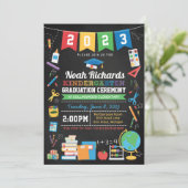 Kindergarten Afstuderen-alkboard elk jaar banner Kaart (Staand voorkant)