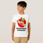 Kindergarten Afstuderen Apple Diploma T-shirt (Voorkant volledig)