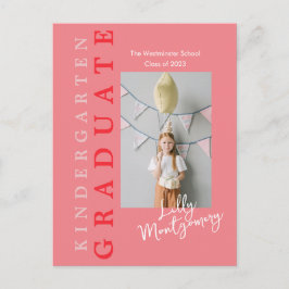 Kindergarten Afstuderen Briefkaart 5 Foto's