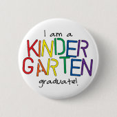 Kindergarten Afstuderen Button (Voorkant)