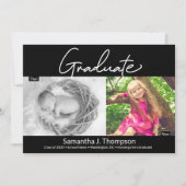 Kindergarten Afstuderen dan en nu Afstudeerder Fot Aankondiging (Voorkant)