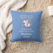 Kindergarten Afstuderen First Grade Unicorn Gift Kussen (Deken)