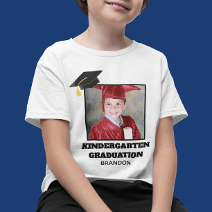 Kindergarten Afstuderen Foto Aangepaste Afstuderen T-shirt