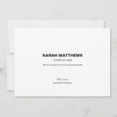 Kindergarten Afstuderen Foto Collage Aankondiging (Achterkant)