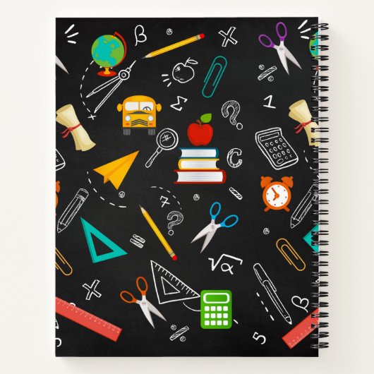 Kindergarten Afstuderen Foto-laptop Notitieboek (Achterkant)