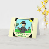 Kindergarten Afstuderen Gifts Kaart (Gele Bloem)