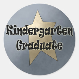 Kindergarten Afstuderen Gifts Ronde Sticker