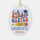 Kindergarten Afstuderen Keramisch Ornament (Rechts)