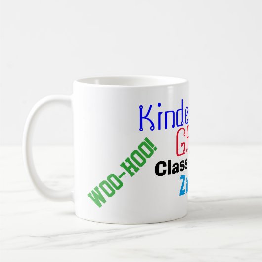 Kindergarten Afstuderen Koffiemok (Links)