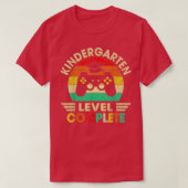 Kindergarten Afstuderen Level Complete Video Games T-shirt (Design voorkant)