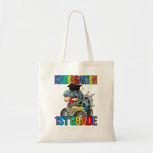Kindergarten Afstuderen Magical Dinosaur Tote Bag (Voorkant)