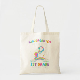 Kindergarten Afstuderen Magical Unicorn Kinder Gir Tote Bag