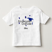 Kindergarten Afstuderen Shirt (wit) (Voorkant)