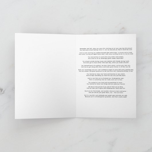 Kindergarten Afstuderen Stepping Up kaart met gedi (Binnen)