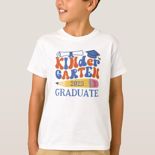 Kindergarten Afstuderen T-Shirt (Voorkant)