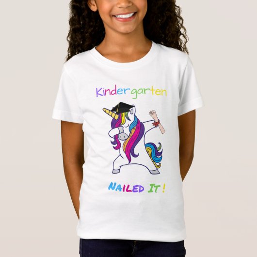 Kindergarten Afstuderen T-Shirt (Voorkant)